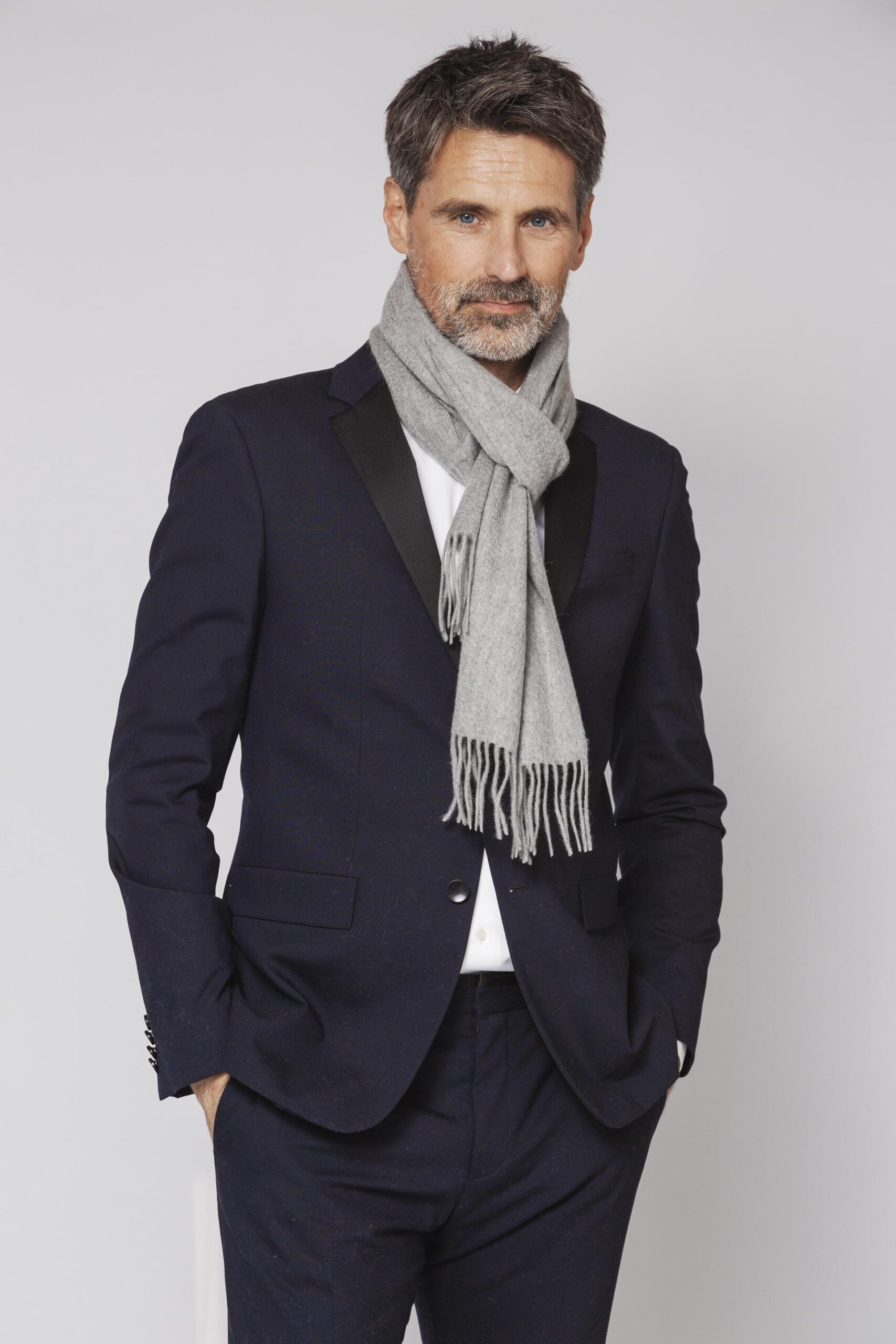Cashmere Scarf Small Koala Grey